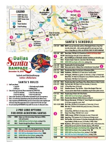 Dallas Santa Rampage map 2013